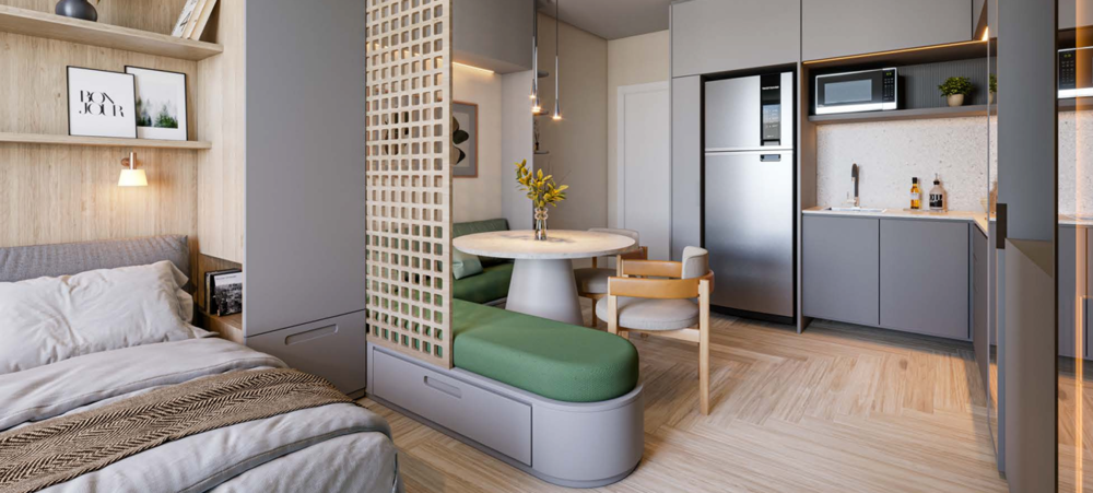 Apartamento à venda com 1 quarto, 30m² - Foto 7