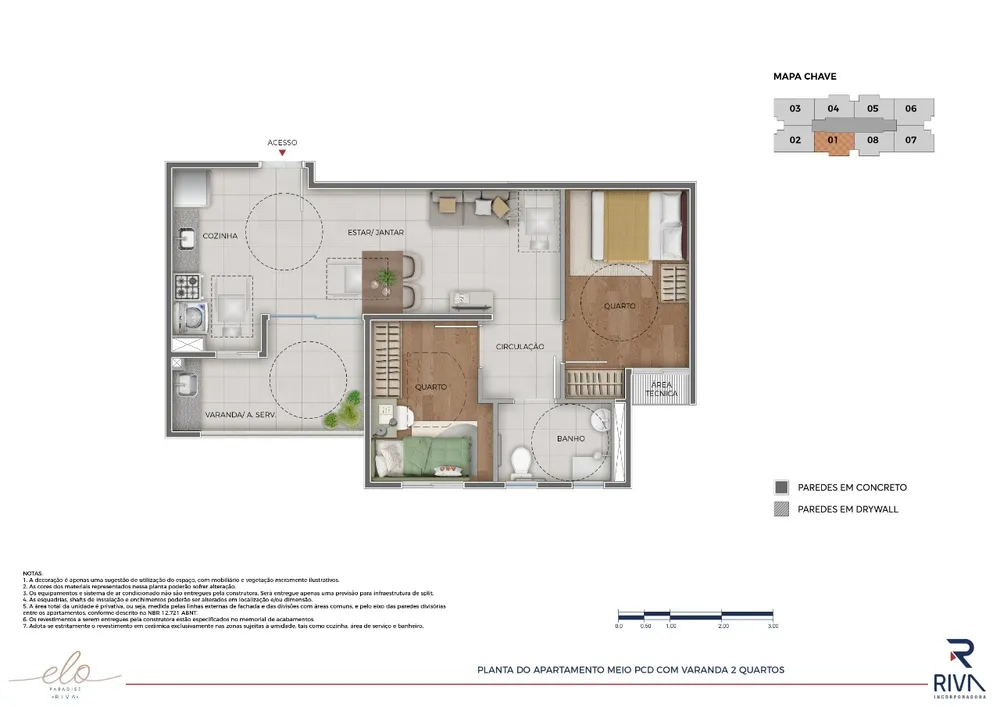 Apartamento, 3 quartos, 65 m² - Foto 11