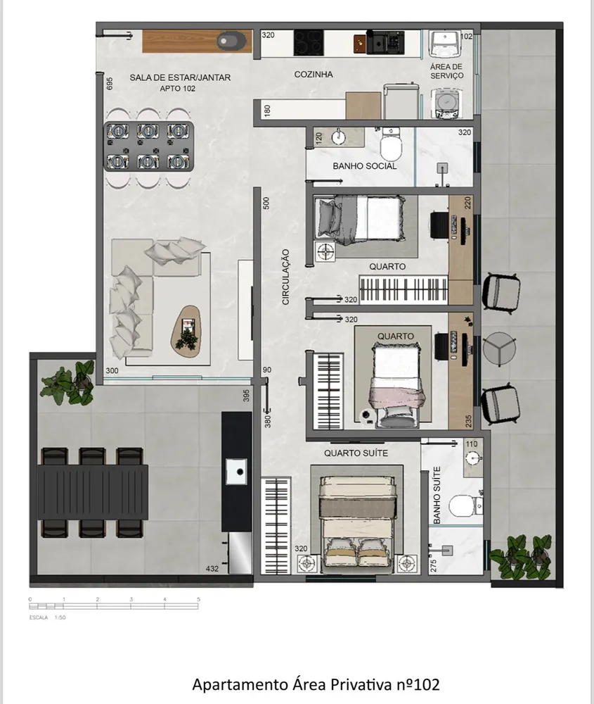 Apartamento, 3 quartos, 70 m² - Foto 12