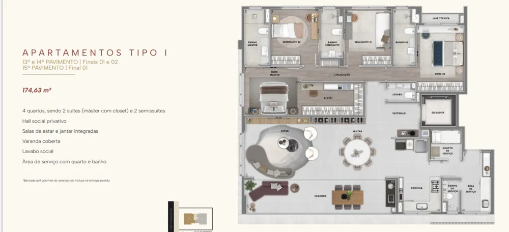 Apartamento, 4 quartos, 175 m² - Foto 7