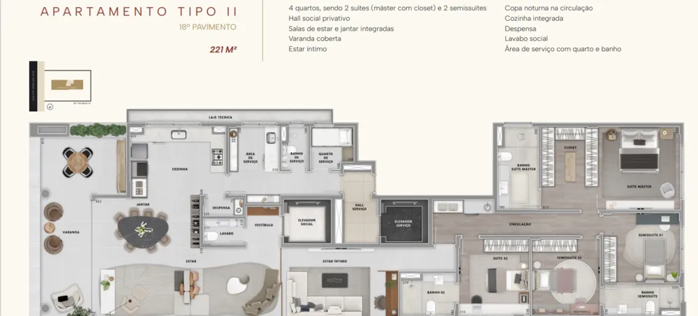 Apartamento, 4 quartos, 175 m² - Foto 5