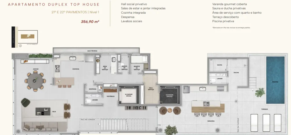 Apartamento, 4 quartos, 175 m² - Foto 3