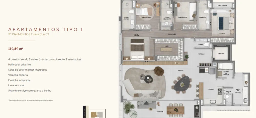 Apartamento, 4 quartos, 175 m² - Foto 11