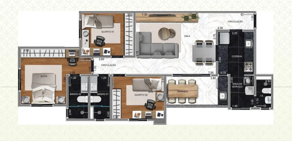 Apartamento, 1 quarto, 88 m² - Foto 4
