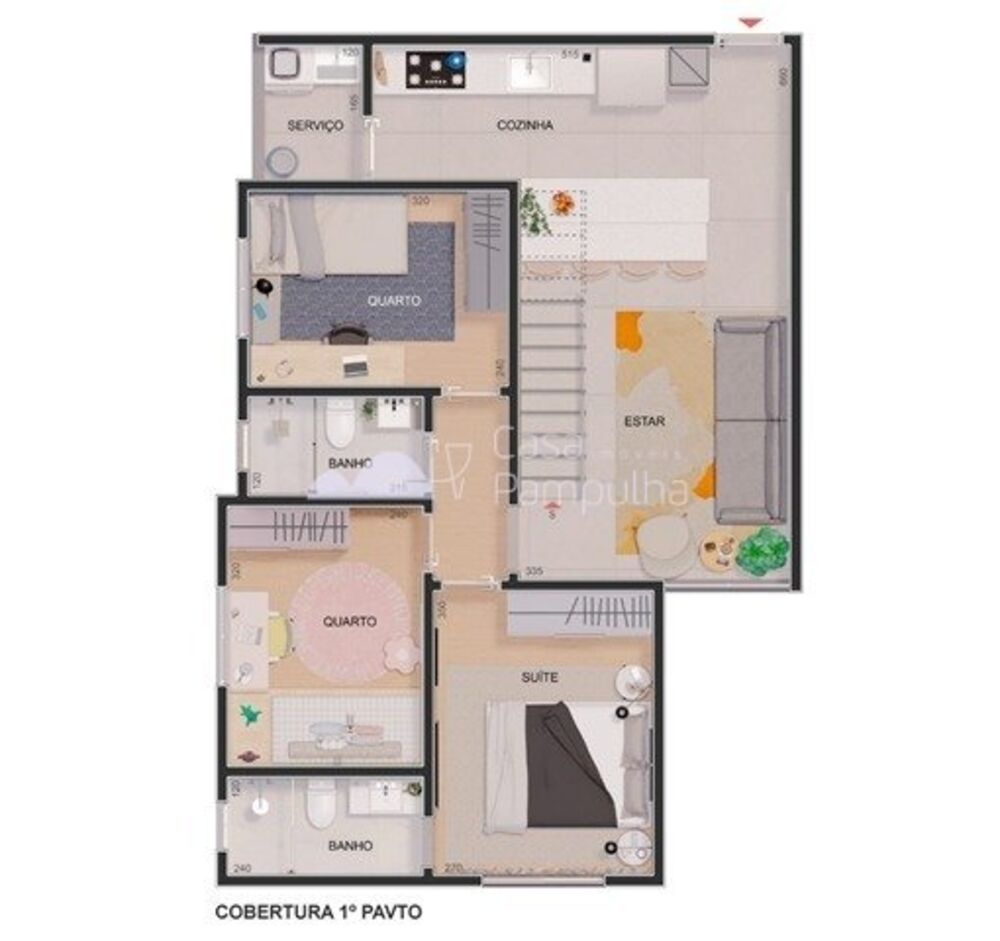 Apartamento à venda com 4 quartos, 138m² - Foto 2
