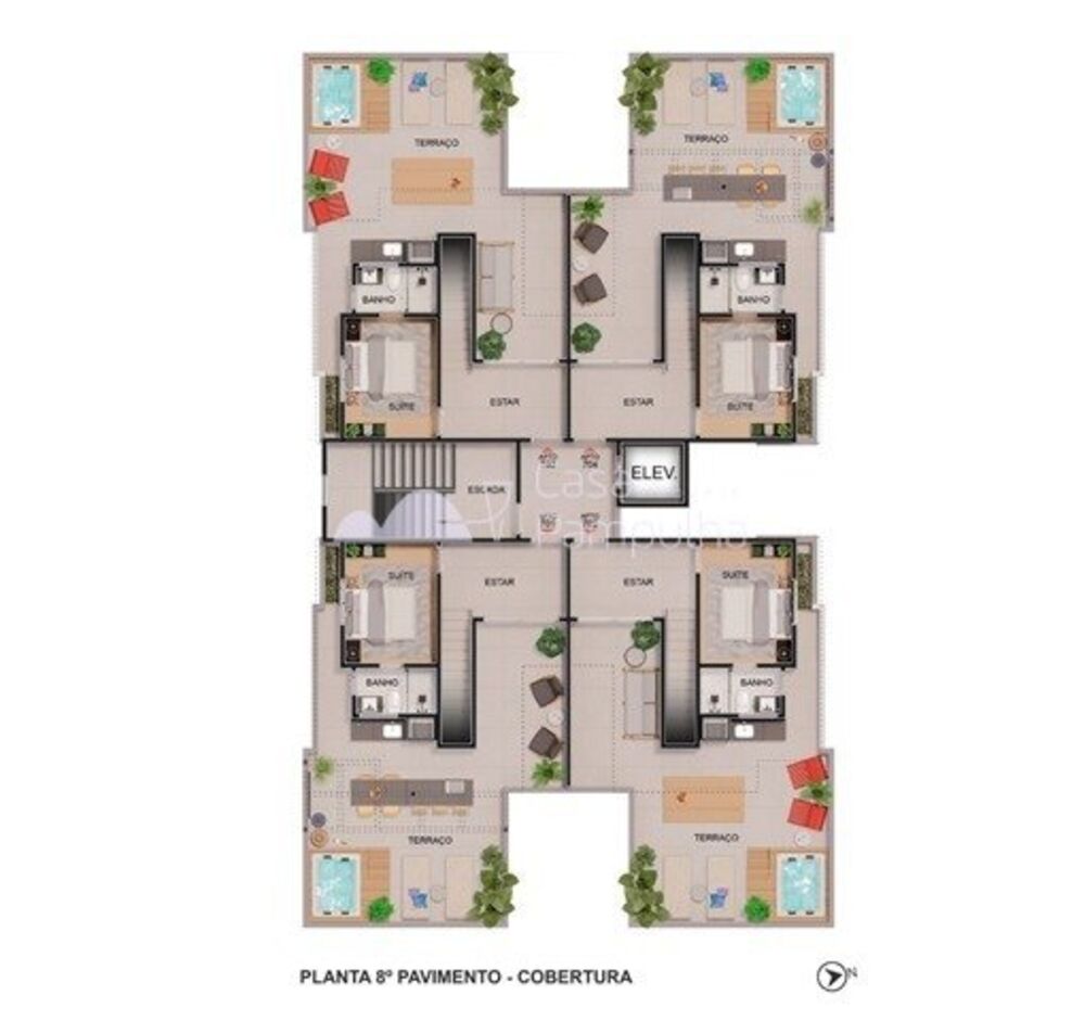 Apartamento à venda com 4 quartos, 138m² - Foto 1