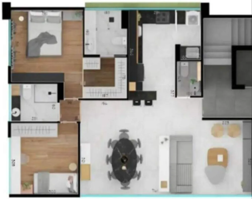 Apartamento, 2 quartos, 63 m² - Foto 8