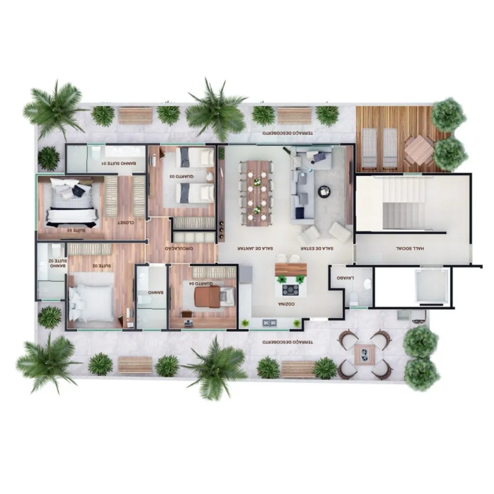 Apartamento, 4 quartos, 120 m² - Foto 3