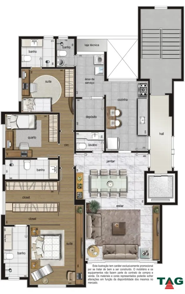Cobertura, 4 quartos, 98 m² - Foto 5