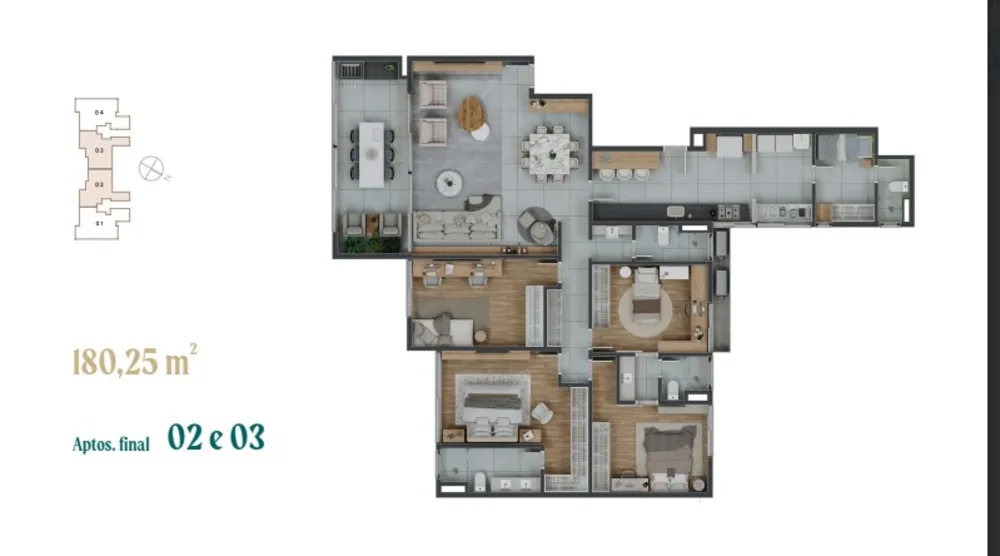 Apartamento, 4 quartos, 212 m² - Foto 6