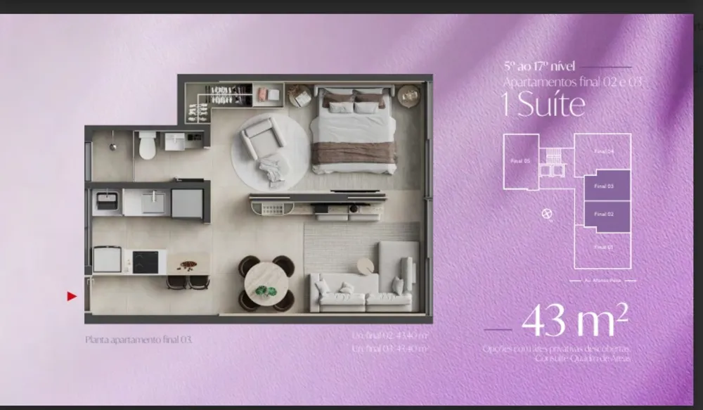 Apartamento, 1 quarto, 15 m² - Foto 8