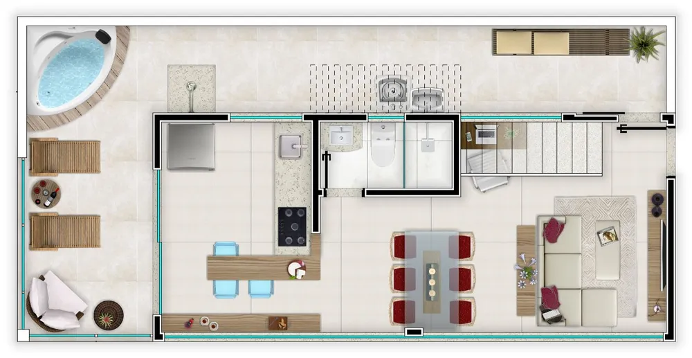 Apartamento, 2 quartos, 25 m² - Foto 8