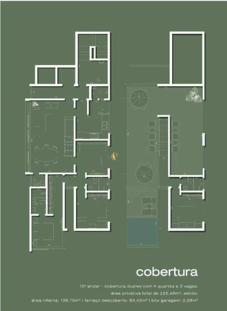 Cobertura, 4 quartos, 223 m² - Foto 2