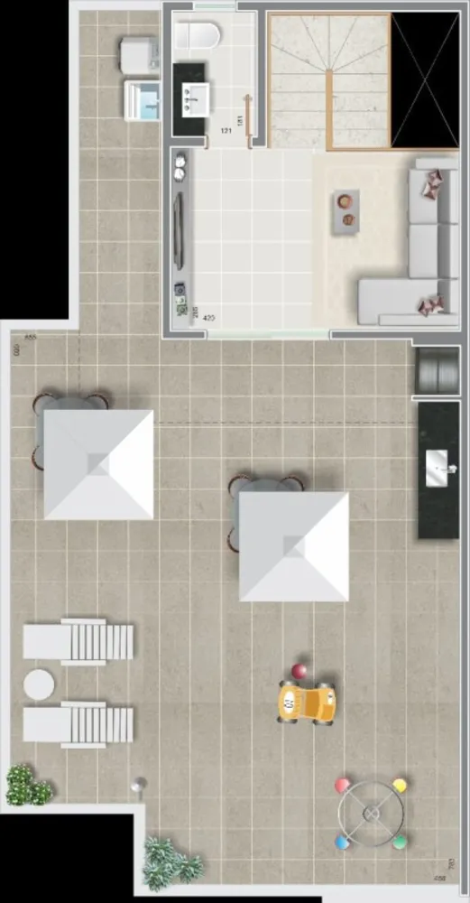 Cobertura, 3 quartos, 55 m² - Foto 19