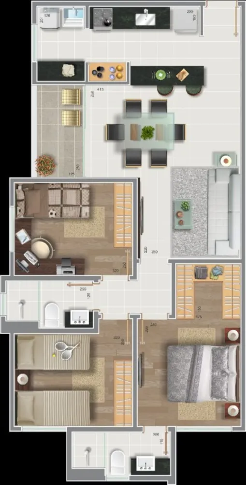 Cobertura, 3 quartos, 55 m² - Foto 24