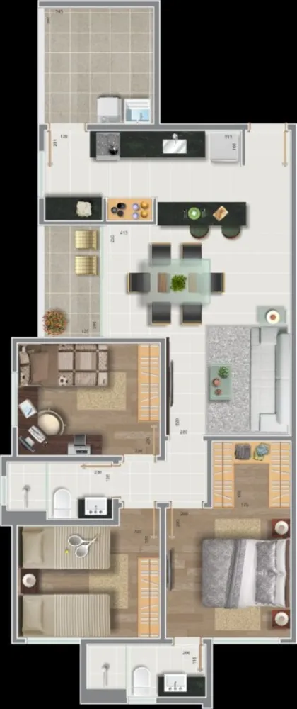 Cobertura, 3 quartos, 55 m² - Foto 16