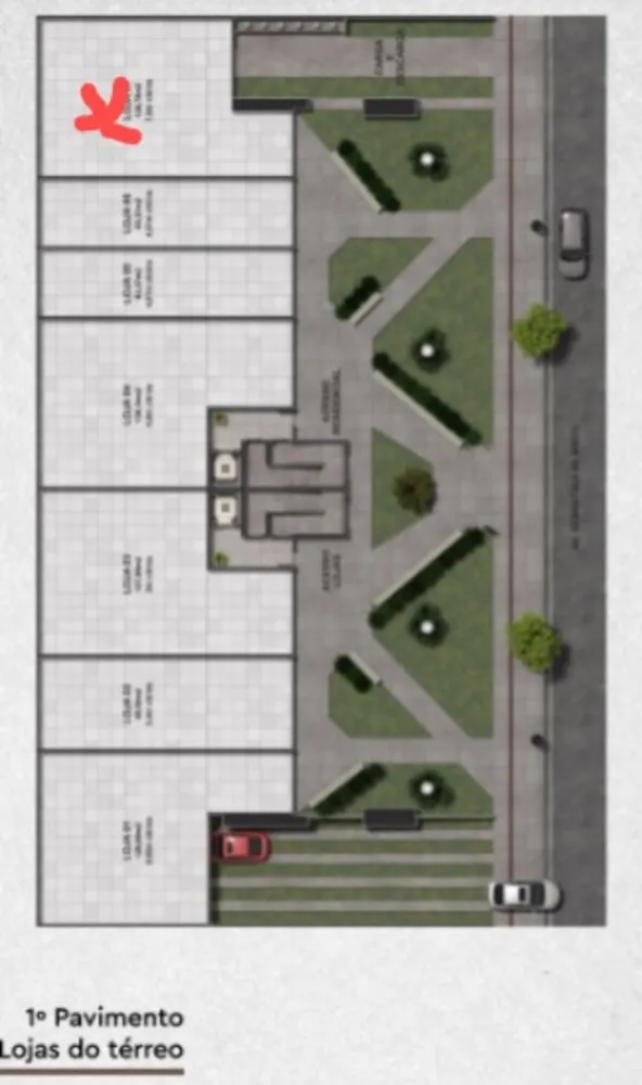 Loja-Salão, 129 m² - Foto 1