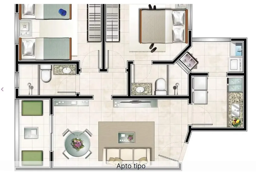 Apartamento, 2 quartos, 81 m² - Foto 15