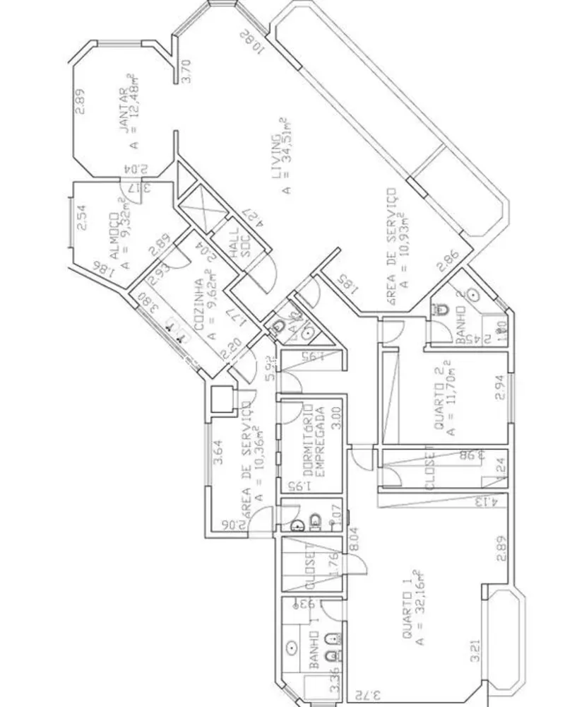 Apartamento, 3 quartos, 210 m² - Foto 1
