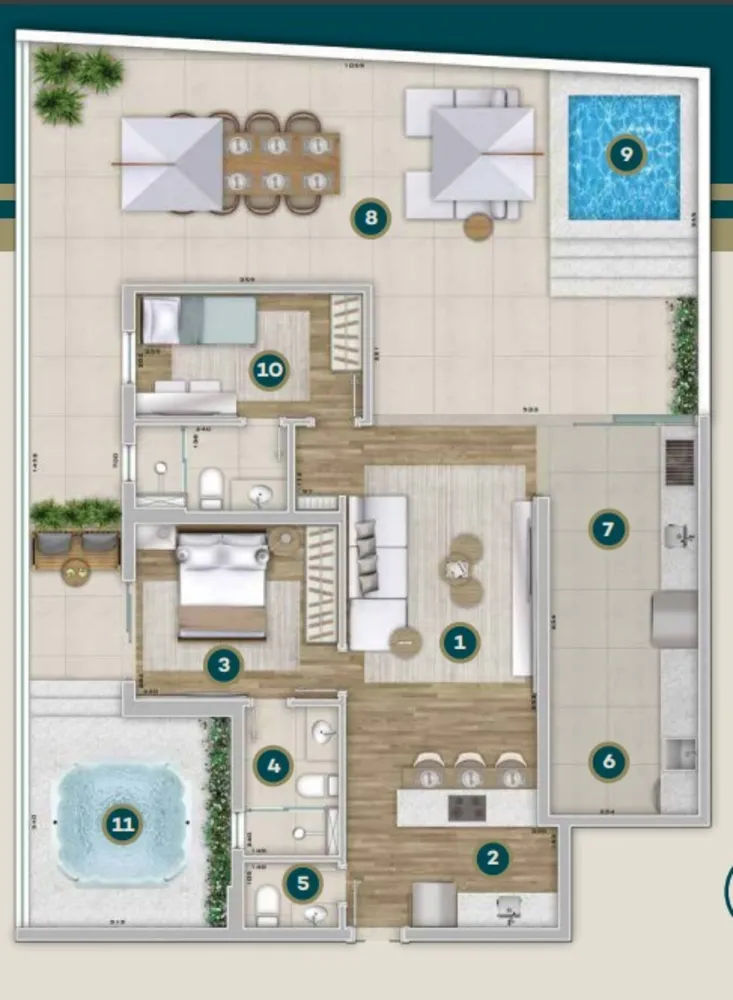 Apartamento, 2 quartos, 100 m² - Foto 7