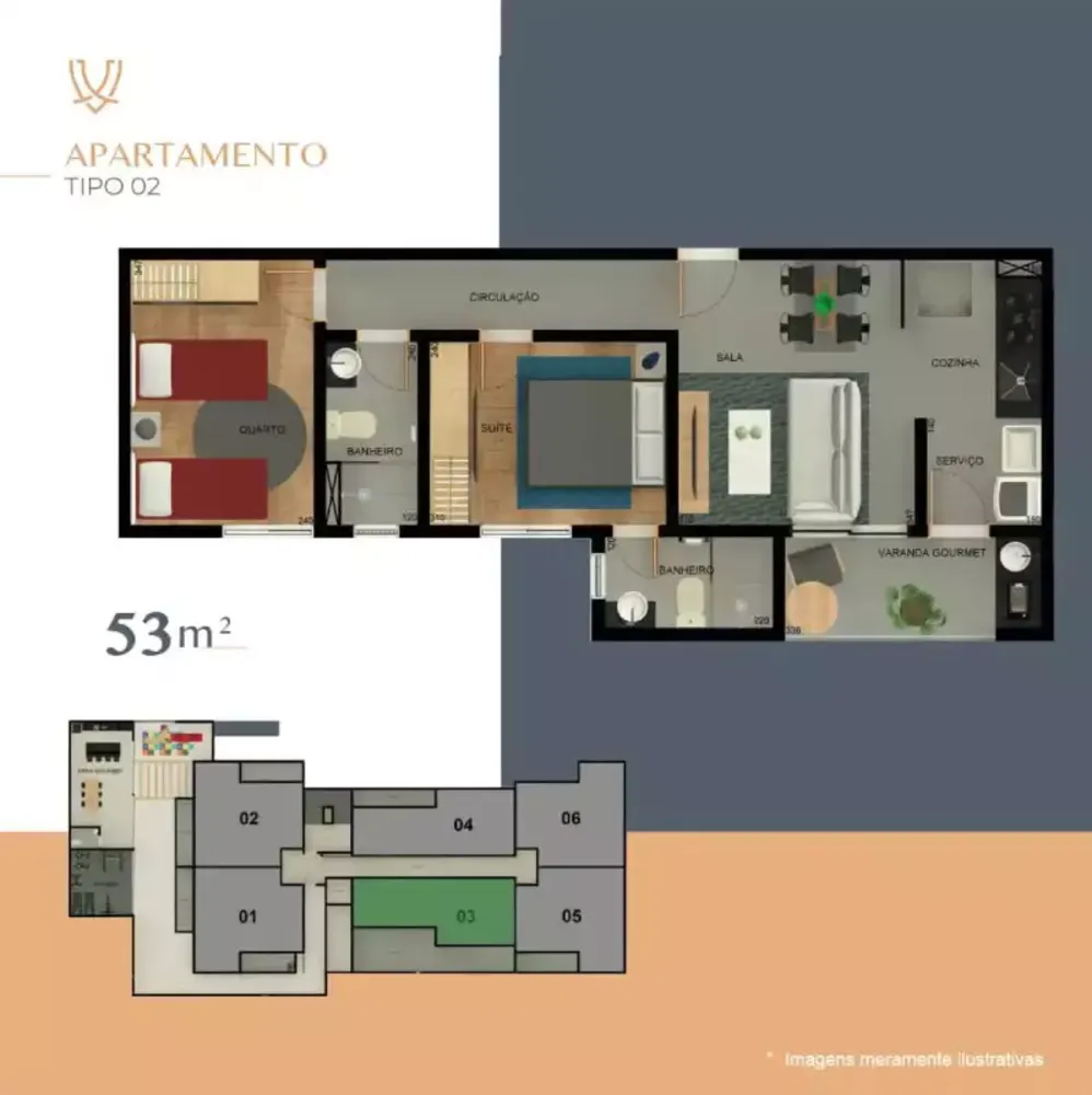 Cobertura, 2 quartos, 71 m² - Foto 8