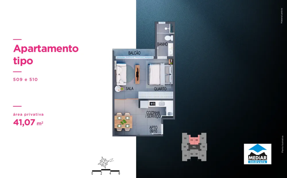 Apartamento, 1 quarto, 47 m² - Foto 17