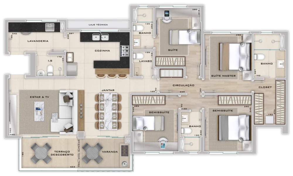 Apartamento, 3 quartos, 143 m² - Foto 7