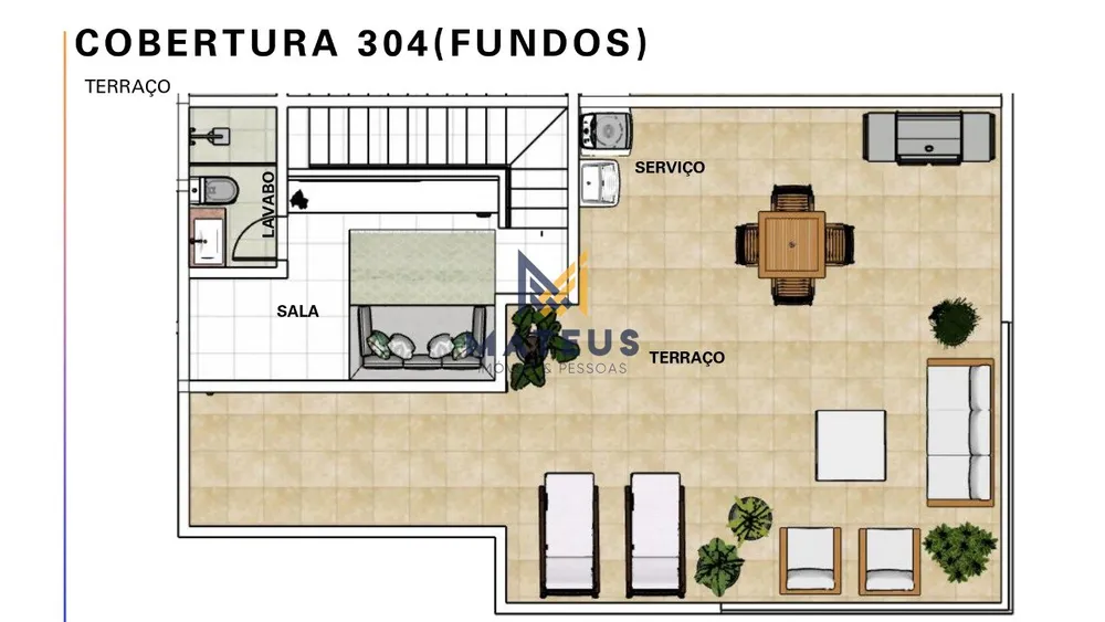 Cobertura, 3 quartos, 148 m² - Foto 5