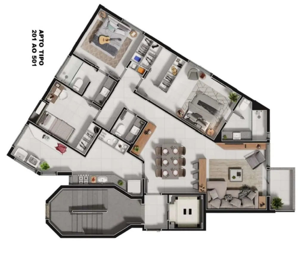 Apartamento, 3 quartos, 102 m² - Foto 20