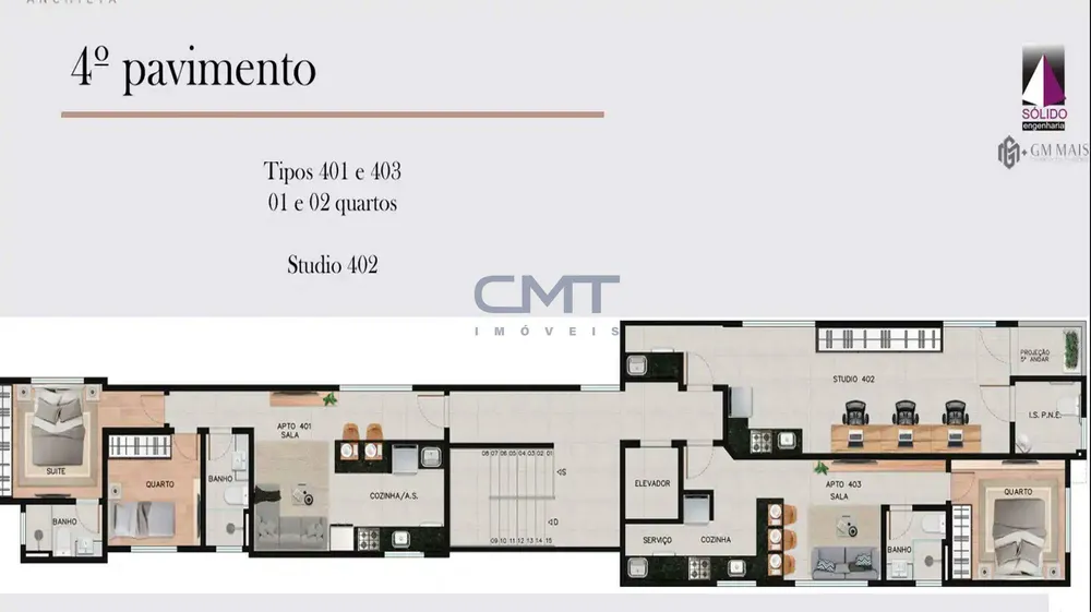 Apartamento, 2 quartos, 55 m² - Foto 3