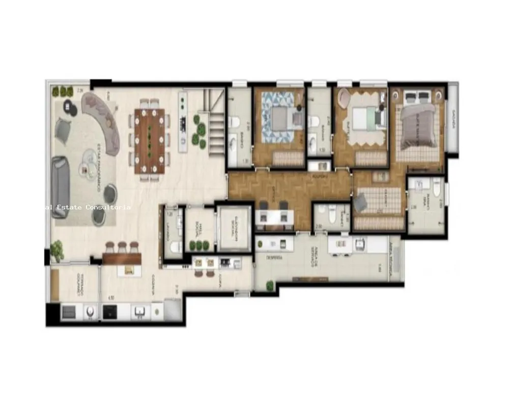 Cobertura, 4 quartos, 316 m² - Foto 5