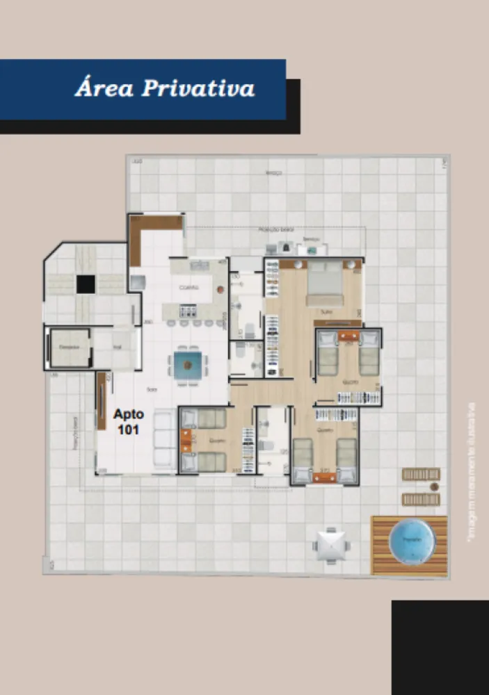 Apartamento, 4 quartos, 264 m² - Foto 1