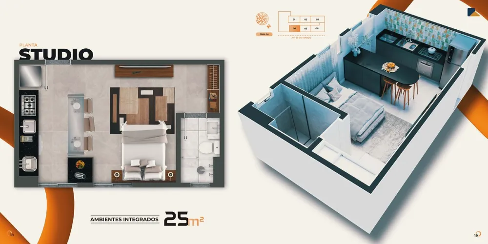 Apartamento, 1 quarto, 25 m² - Foto 13