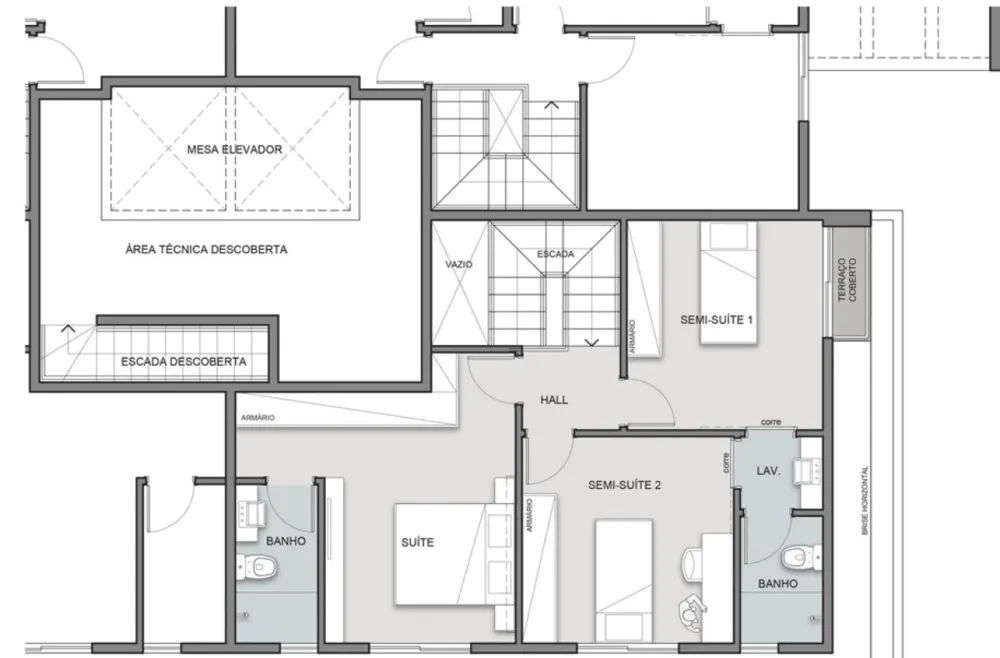Cobertura, 3 quartos, 110 m² - Foto 9