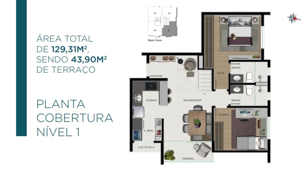 Apartamento, 2 quartos, 65 m² - Foto 8