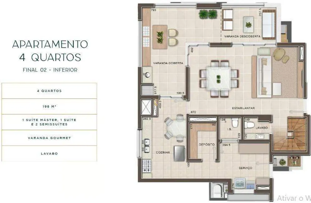 Apartamento, 4 quartos, 203 m² - Foto 4