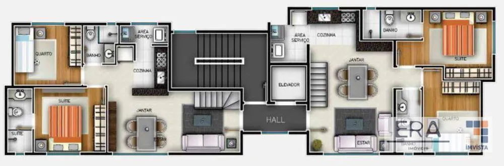 Apartamento, 2 quartos, 50 m² - Foto 2