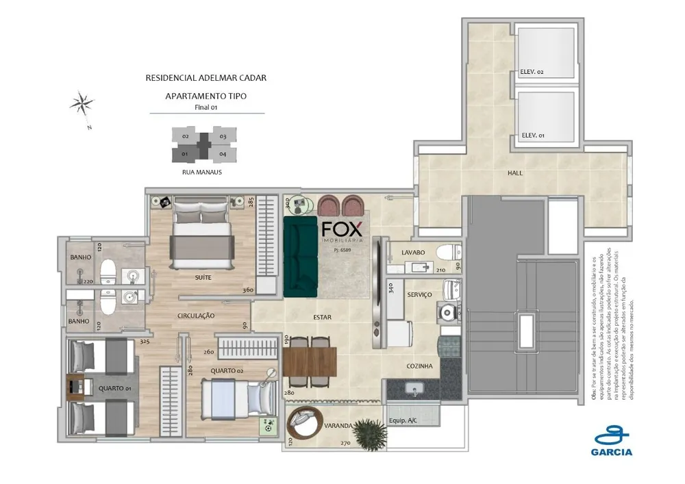 Apartamento, 3 quartos, 74 m² - Foto 11
