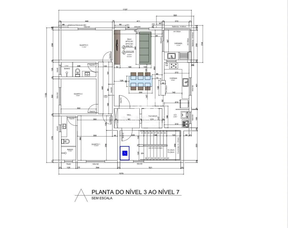 Apartamento, 3 quartos, 106 m² - Foto 5