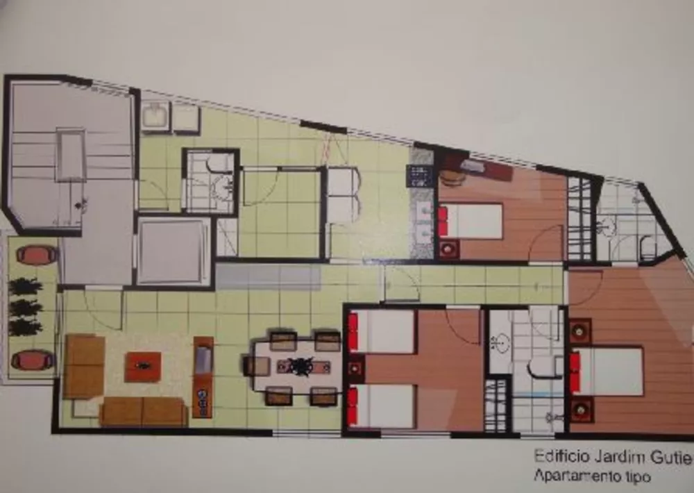 Apartamento à venda com 3 quartos, 165m² - Foto 2