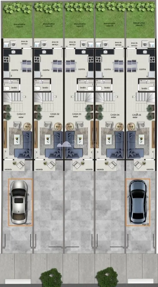 Casa, 2 quartos, 100 m² - Foto 3