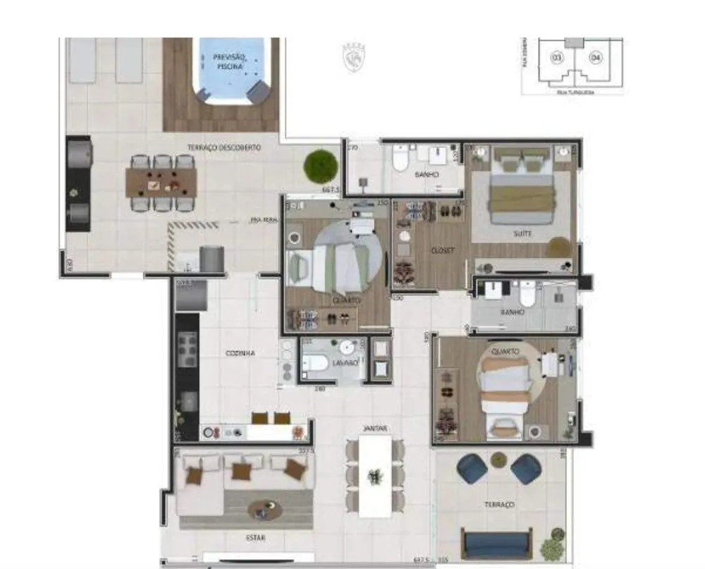 Apartamento, 3 quartos, 129 m² - Foto 20