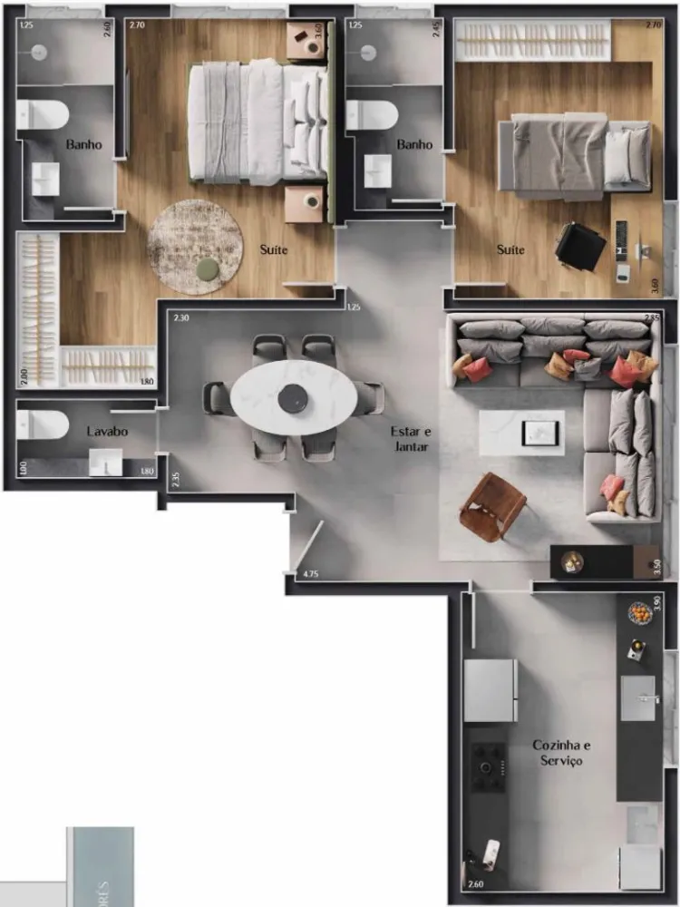 Apartamento, 3 quartos, 113 m² - Foto 20