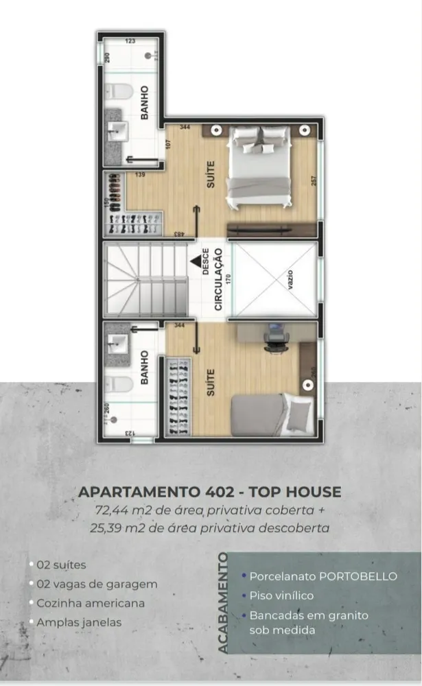 Apartamento, 1 quarto, 40 m² - Foto 2