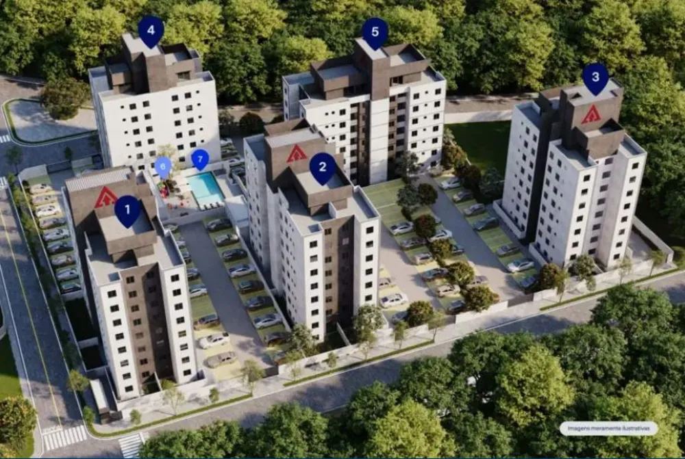 Apartamento, 2 quartos, 52 m² - Foto 2