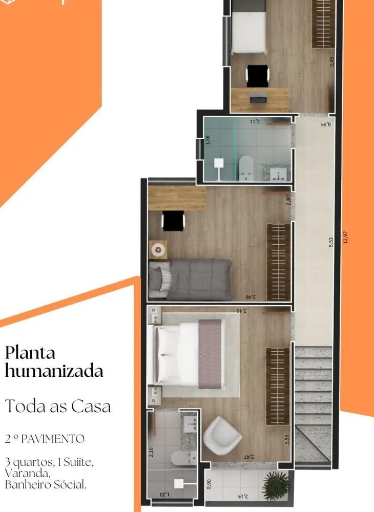 Casa, 3 quartos, 110 m² - Foto 4