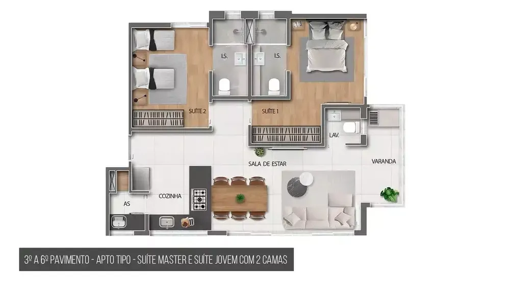 Apartamento, 2 quartos, 71 m² - Foto 10