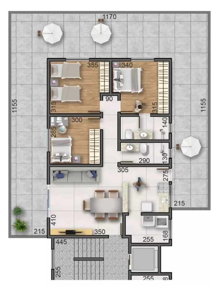 Apartamento à venda com 3 quartos, 80m² - Foto 24