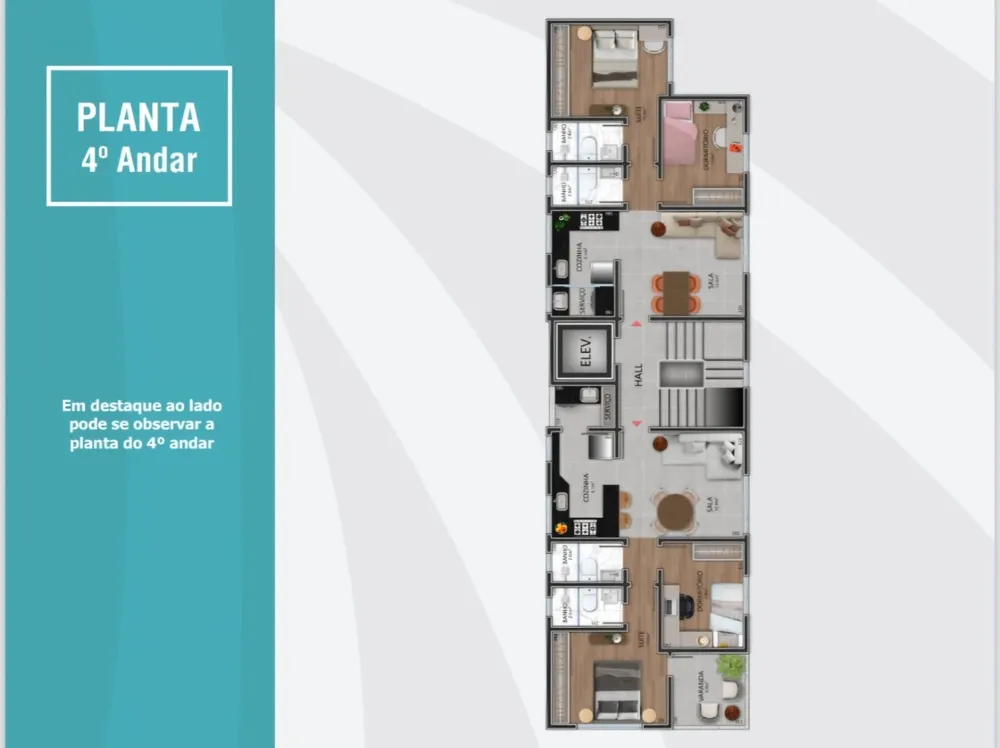 Cobertura, 3 quartos, 84 m² - Foto 4