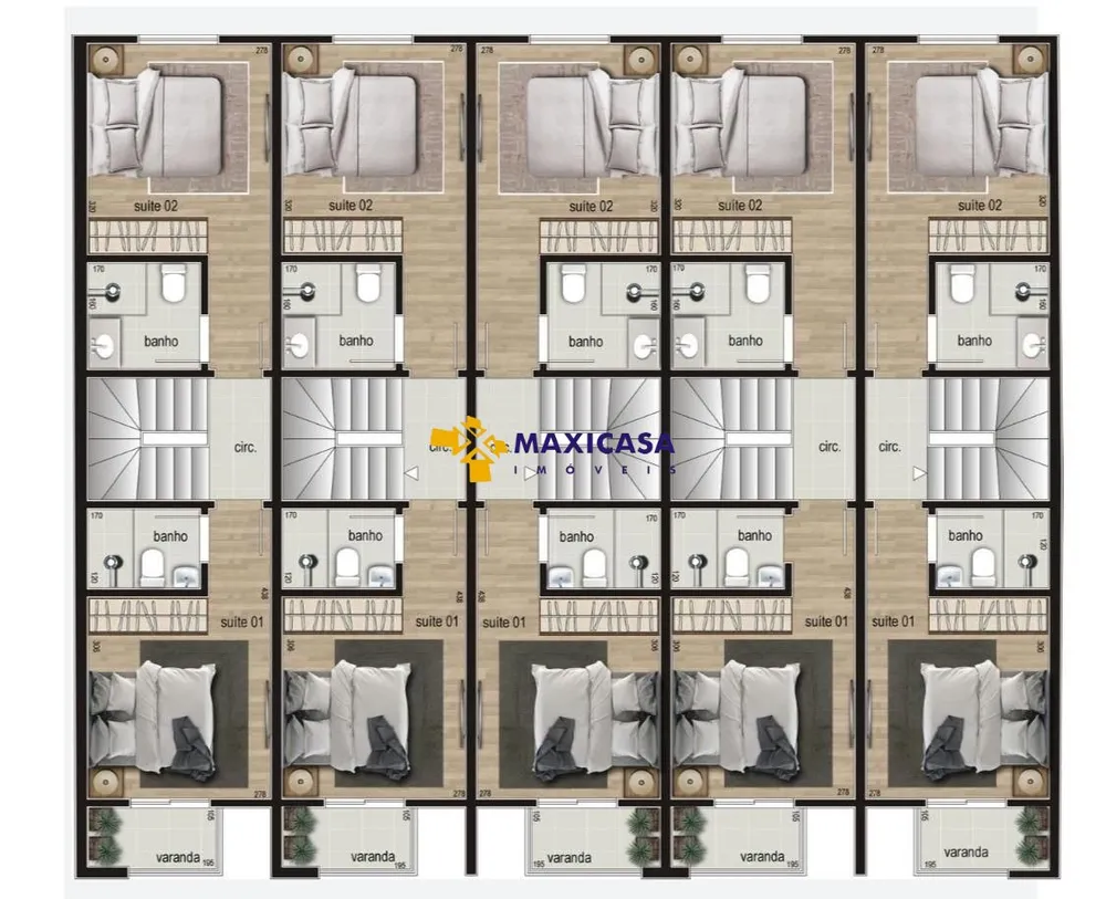 Casa, 2 quartos, 50 m² - Foto 6